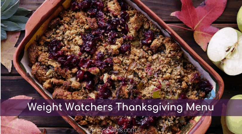 weight watchers thanksgiving plan