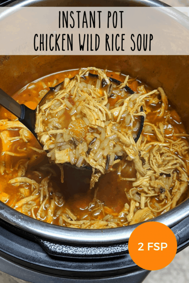 Instant Pot Chicken and Wild Rice Soup