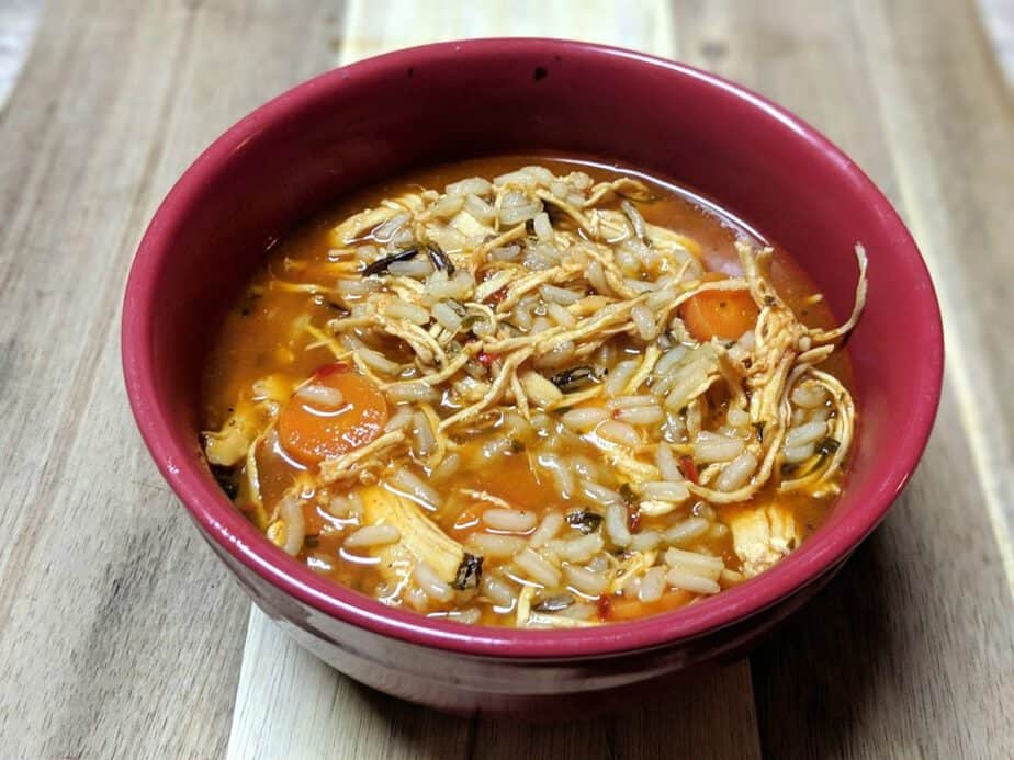 Instant Pot Chicken and Rice Soup