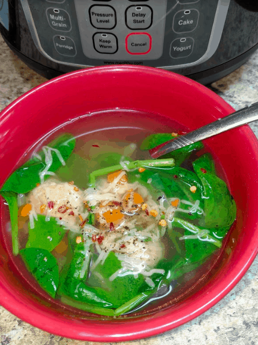 instant pot turkey meatball soup