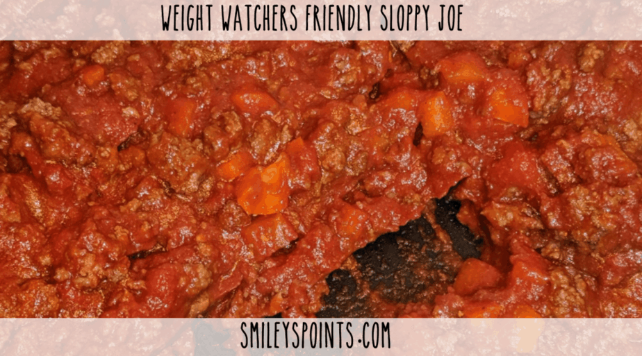 _Weight Watchers Friendly Sloppy Joe