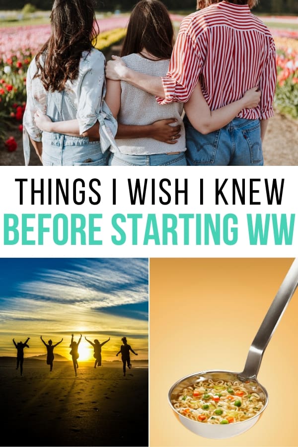 Things I wish I knew before starting WW