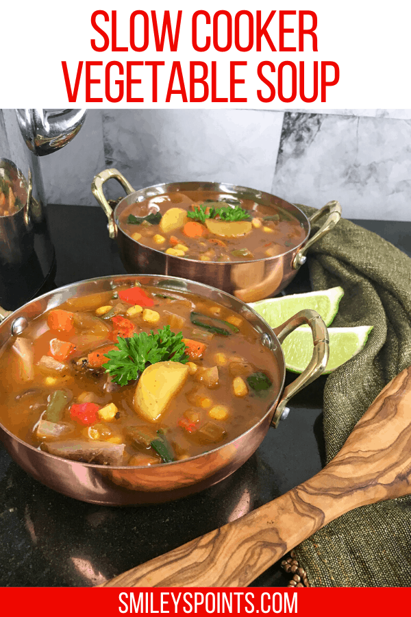 Slow Cooker Vegetable Soup