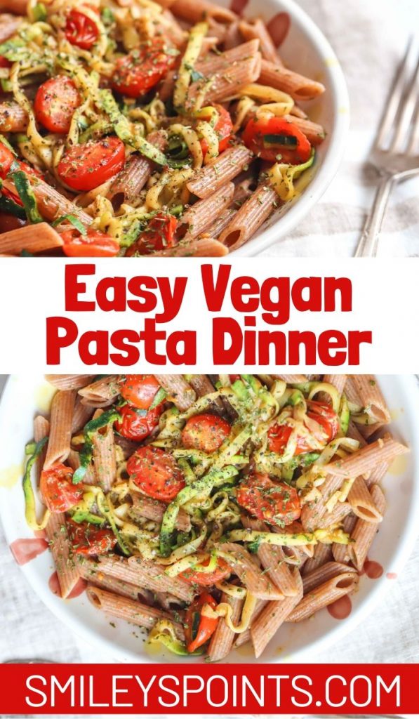 easy vegan pasta dinners