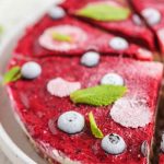 Vegan Lemon Berry Cheesecake