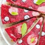 Vegan Lemon Berry Cheesecake