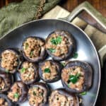 air fryer stuffed mushrooms