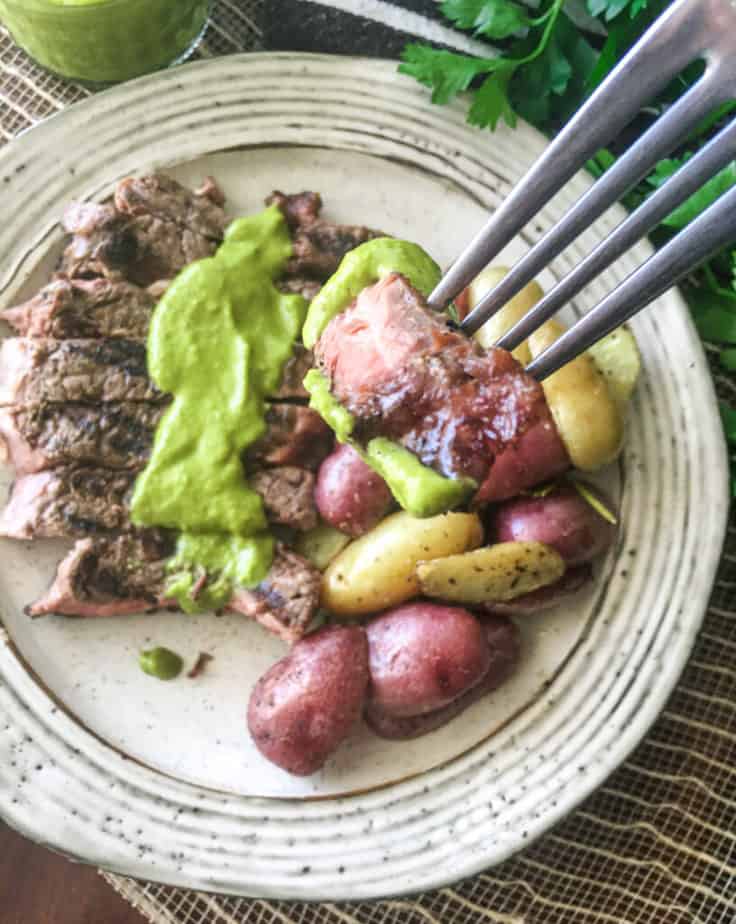 cast iron ribeye