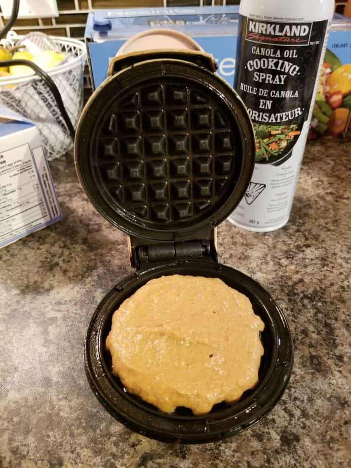 mini pumpkin waffles