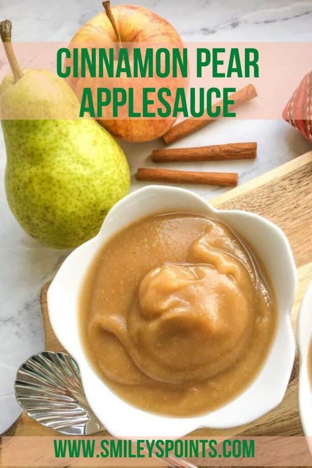 Cinnamon Pear Applesauce