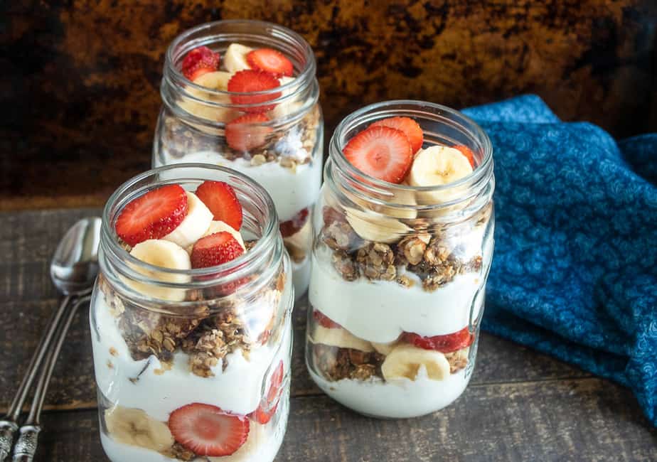 Strawberry Banana Parfaits