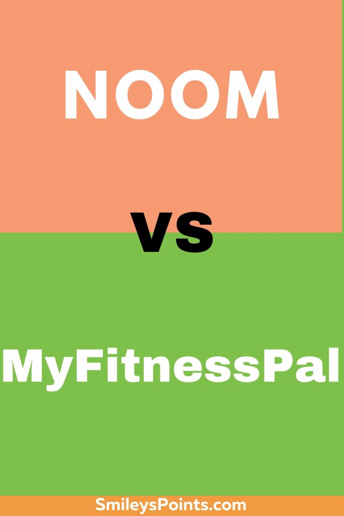 NOOM vs MyFitnessPal