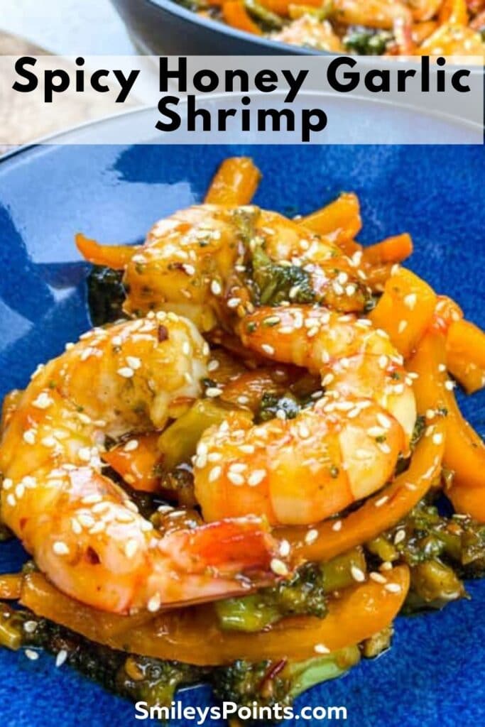  Spicy Honey Garlic Shrimp Skillet