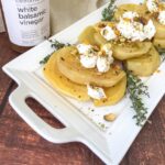 Sous Vide Golden Beet Salad with Goat Cheese and Pistachios