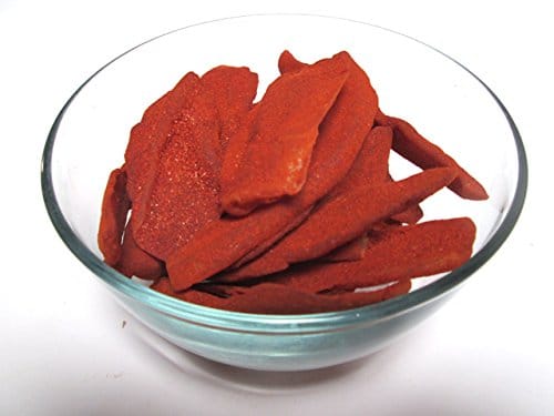 dried mango slices with chili powder