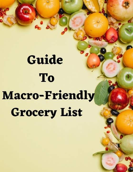 Macro Friednly Grocery List